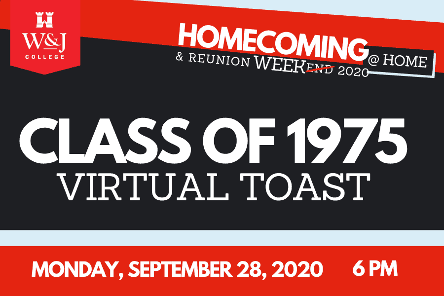 Class of 1975 Virtual Toast