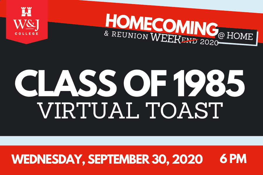 Class of 1985 Virtual Toast