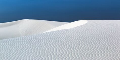 White sand dunes, by Samuel Fee