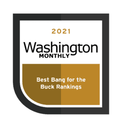 Washington Monthly Best Bang for the Buck Award