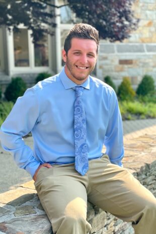 W&J senior Jarred Rice sits and smiles.