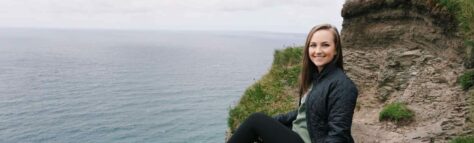 Megan Barrett in Ireland as part of her Magellan project