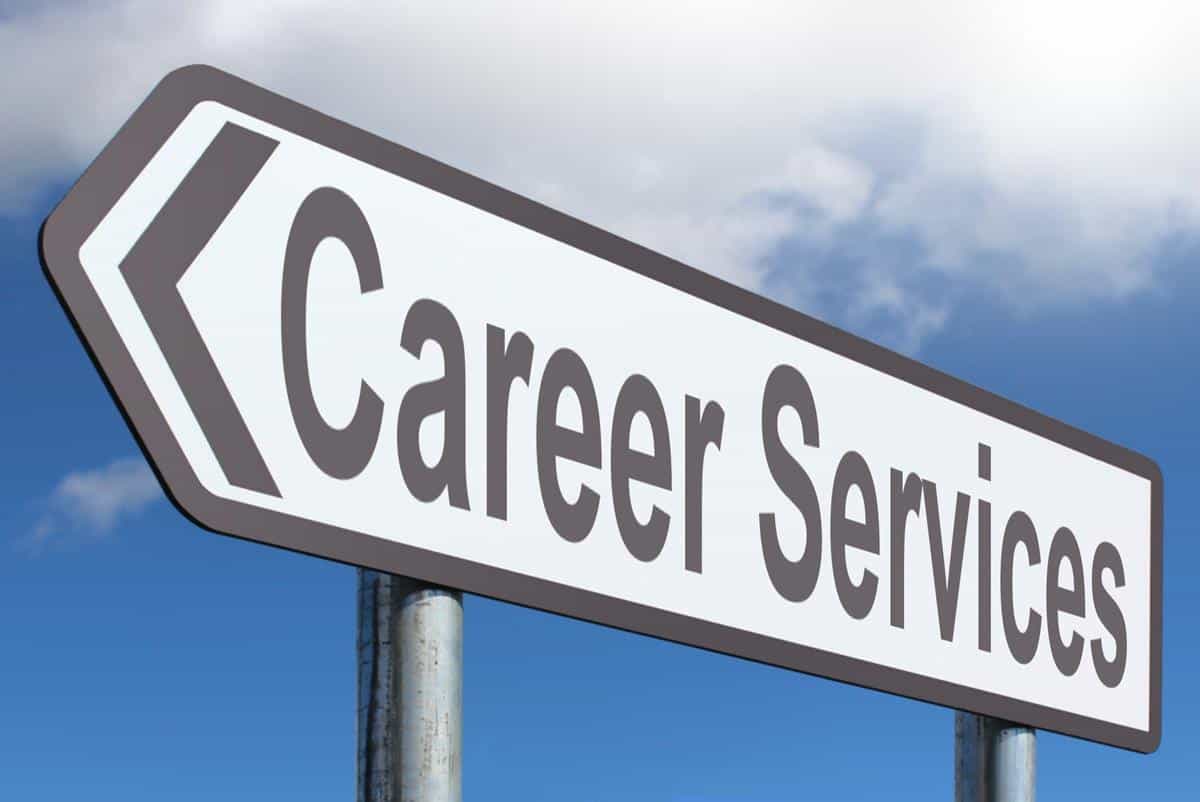 Career Services sign