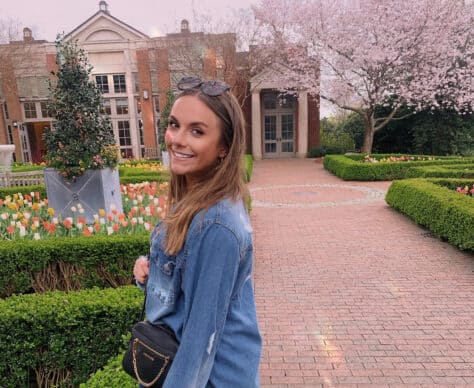 Photo of Samantha Sonnet '22 on her Magellan Project in Atlanta, Georgia.