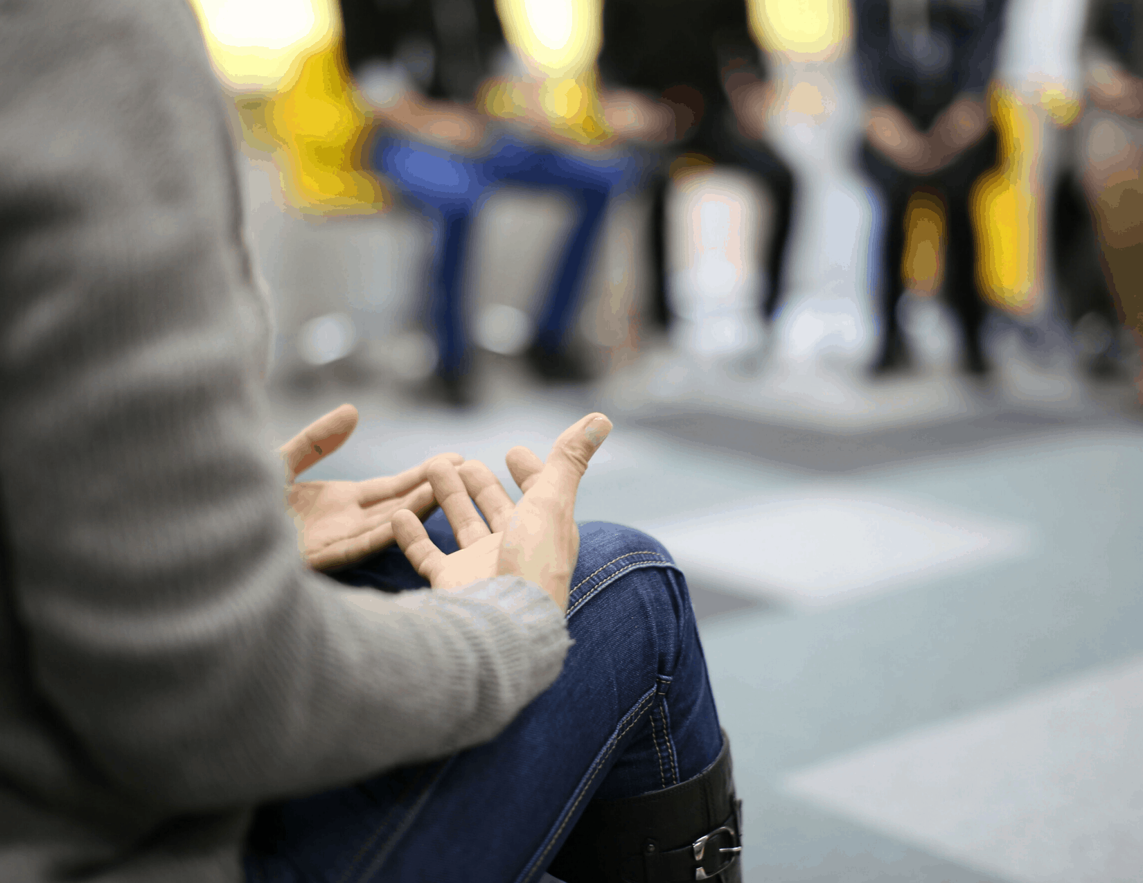 Support Circle stock photo