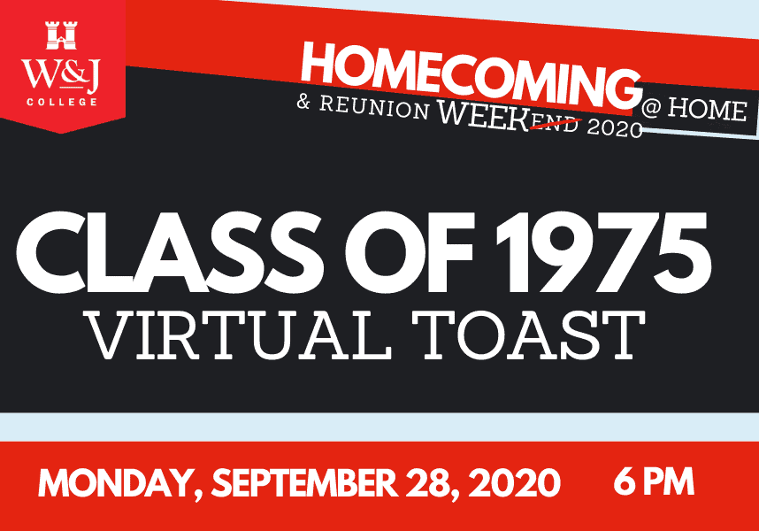 Class of 1975 Virtual Toast
