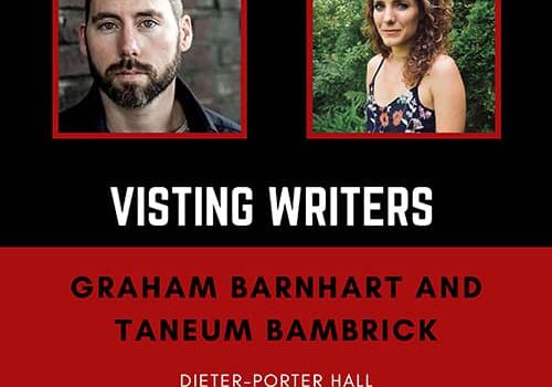 Visiting writers poster