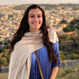 Clara Sherwood '22 poses for a photo in Morocco during her summer 2019 Magellan Project.