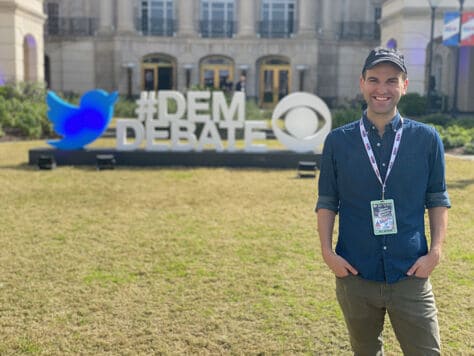 Cole Grecco at CBS studios